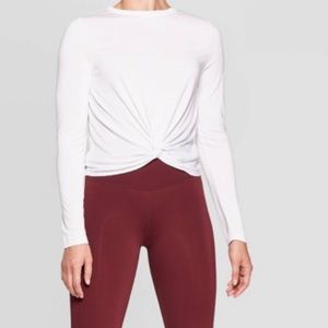 JoyLab Twist front long sleeve t-shirt
